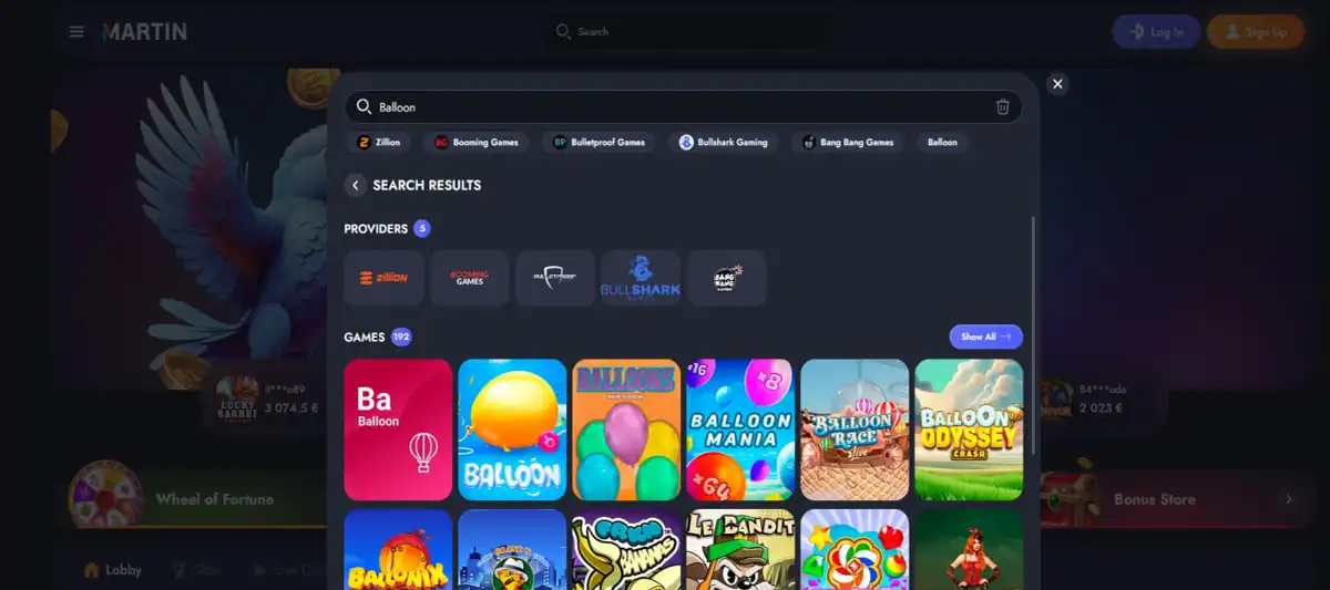 HellSpin game catalogue